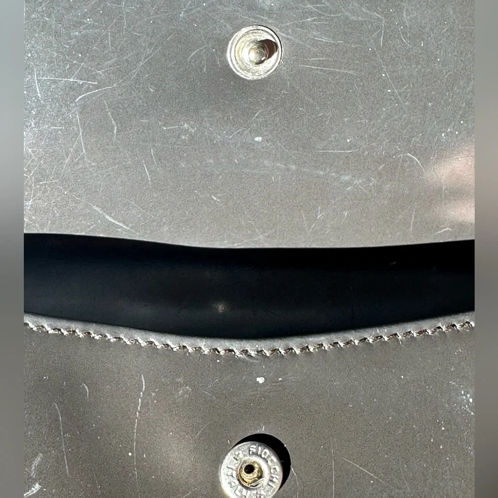 Prada Wallet - Spazzolato Portafoglio in Color Gray Smog with authenticity card - Picture 6 of 16